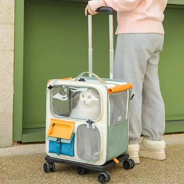 Extra Large Portable Pet Trolley Case