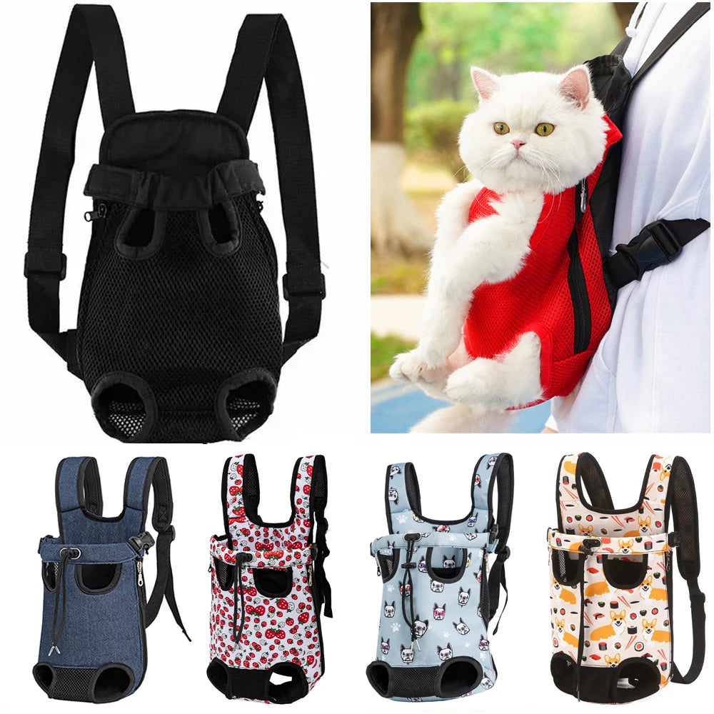 Bag Pet Double Shoulder Backpack