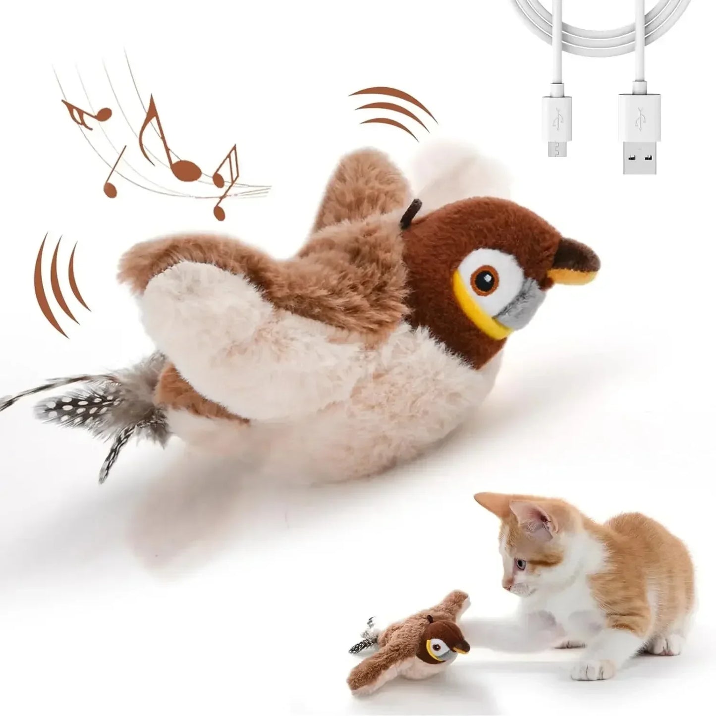 Flapping Bird Interactive Cat Toys