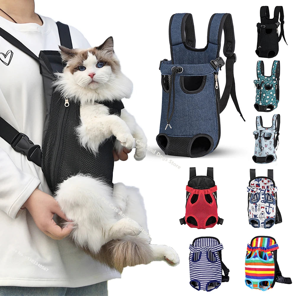 Bag Pet Double Shoulder Backpack