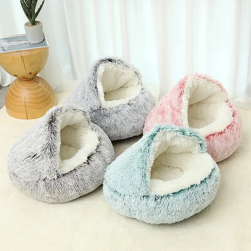 Plush Pet Bed for Small Dog & Cats