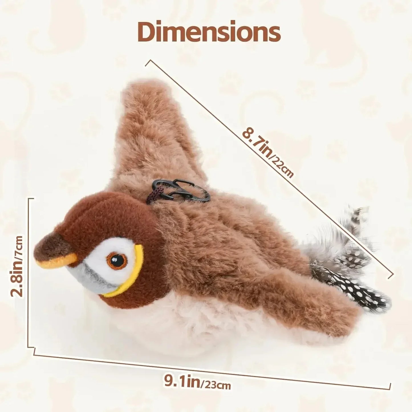 Flapping Bird Interactive Cat Toys