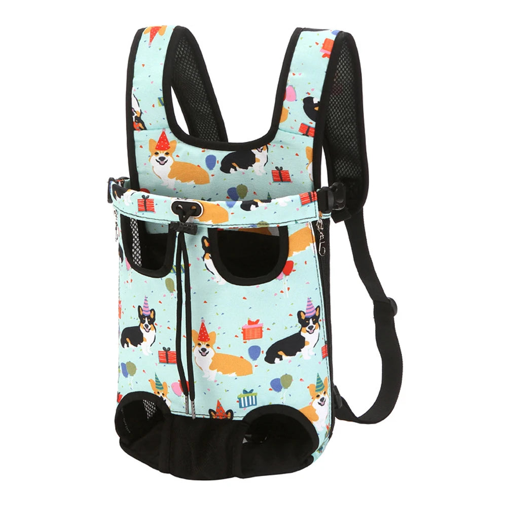 Bag Pet Double Shoulder Backpack