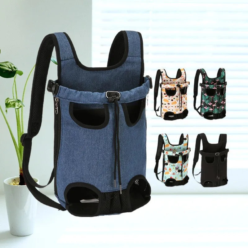 Bag Pet Double Shoulder Backpack