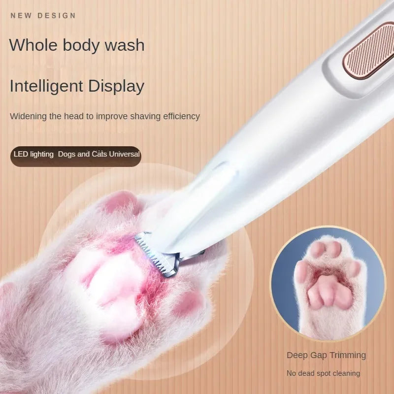 Dog Paw Trimmer with LED Light