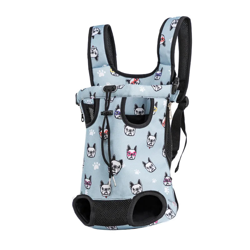 Bag Pet Double Shoulder Backpack